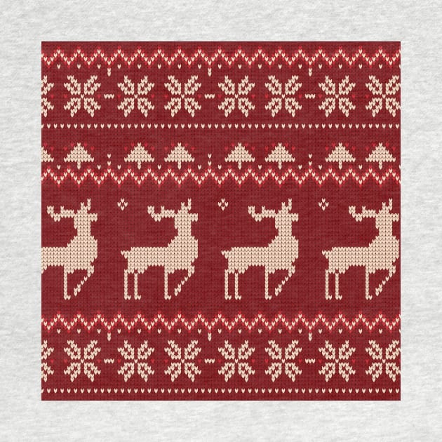 Christmas knitted pattern by Inspired-DS